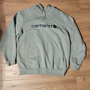 Carhartt Men's Sage Green Hoodie